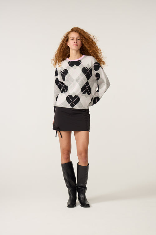 Jamie Pullover | Grey/Black
