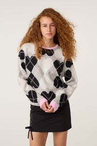 Jamie Pullover | Grey/Black