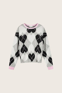 Jamie Pullover | Grey/Black