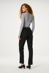 Lollipop Long Sleeve Pullover | Silver