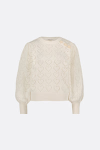 Diana Pullover LS | Cream White