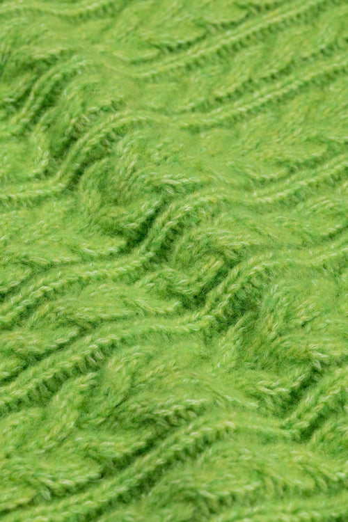 Cable Pullover | Greenery