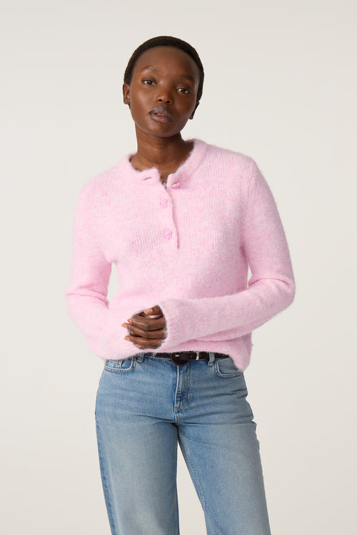 Coco Pullover LS | Pink Rose