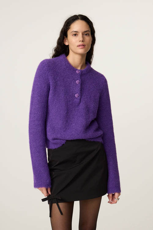 Coco Pullover LS | Deep Purple
