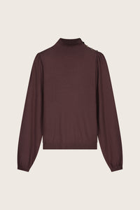Molly Turtleneck Pullover | Cocoa
