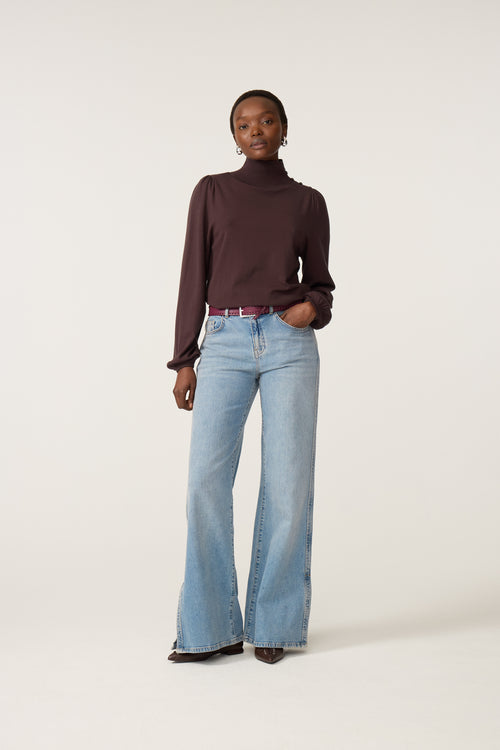 Molly Turtleneck Pullover | Cocoa