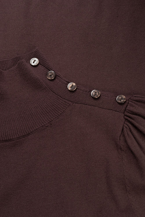 Molly Turtleneck Pullover | Cocoa