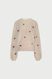 Linda Cherry Pullover | Lt Oatmeal Melange