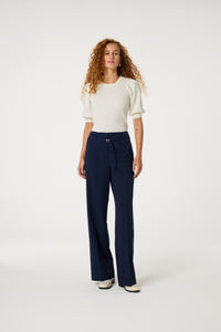 Lillian Short Sleeve Pullover | Cosy White