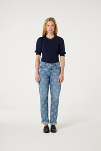 Lillian Short Sleeve Pullover | After Midnight Blue
