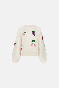 Fruity Pullover | Cosy White