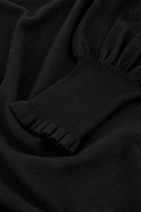 Molly Balloon Pullover | Black