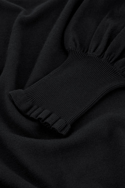 Molly Balloon Pullover | Black