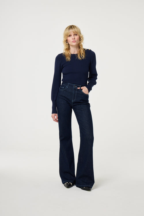 Lillian Pullover | After Midnight Blue