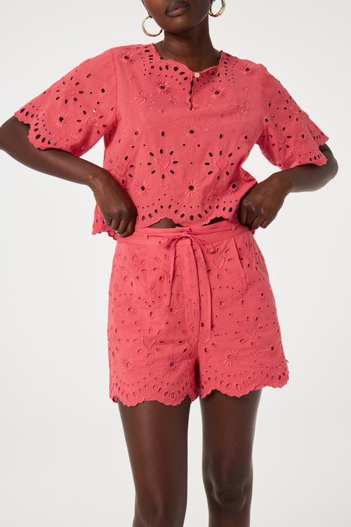 Gioya Shorts | Tropical Coral