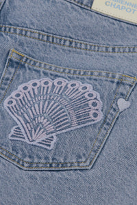 Lucy Wide Short | Vintage Light Blue