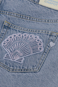 Lucy Wide Short | Vintage Light Blue