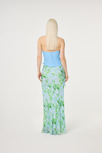 Meia Skirt | Light Blue/Green