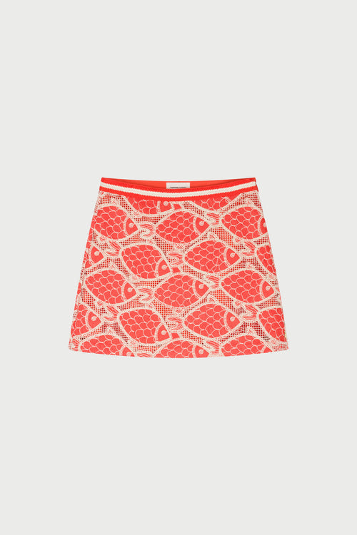 Cato Skirt | Tangerine Tango