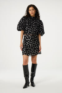 Lila Short Skirt | Black/Silver