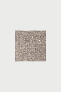 Fenna Skirt | Dark Oatmeal Melange
