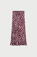 Laurent Maxi Skirt | Deep Burgundy/Creme