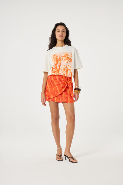 Costa Skirt | Orange/Orange