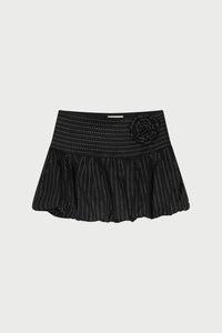 Boba Rhinestone Skirt | Black