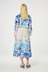 Loua Skirt | Warm white/Bright Bl