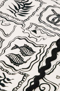 Tila Skirt | Cosy White/Black