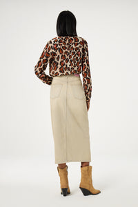 Carlyne Skirt | Dirty Beige