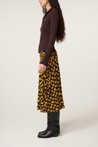 Rosi Skirt | Yellow/Brown