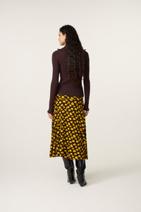 Rosi Skirt | Yellow/Brown