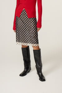 Cori Skirt | Cosy White/Black
