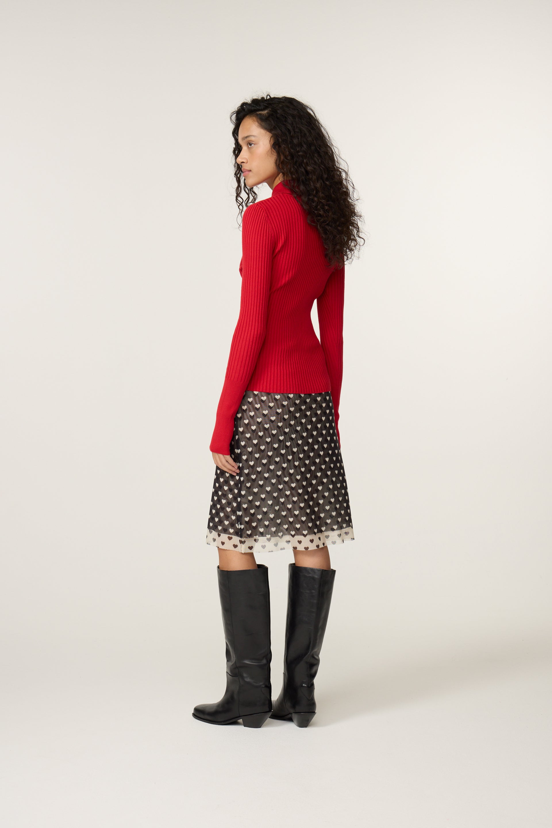 Cori Skirt | Cosy White/Black