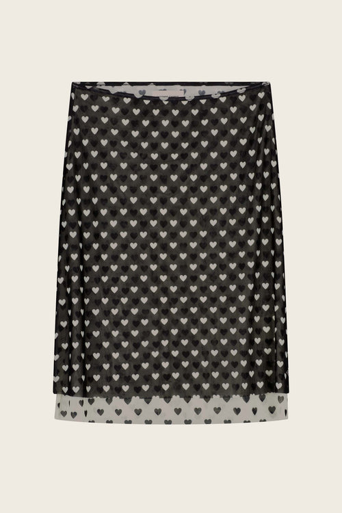 Cori Skirt | Cosy White/Black