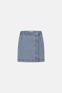 Cari Denim Skirt | Vintage Blue