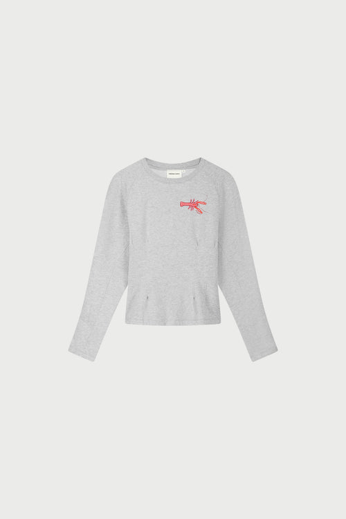 Dhelia Sweater | Mid Grey Melange
