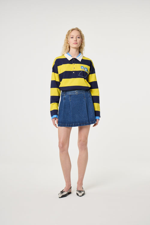 Paula Sweater | Vivid Yellow/Maritime Blue