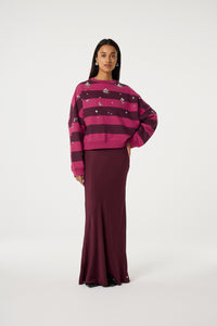 Ronny Sweater | Deep Burgundy