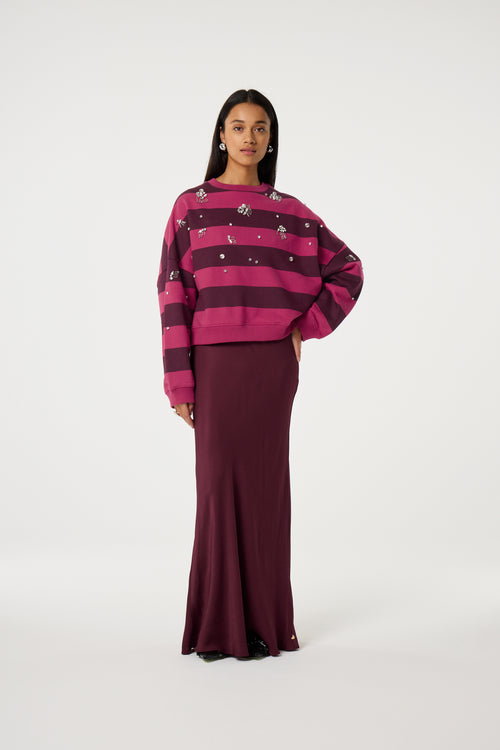 Ronny Sweater | Deep Burgundy
