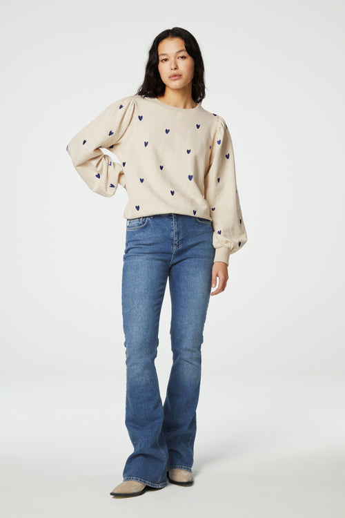 Dina Sweater | Oatmeal Melange