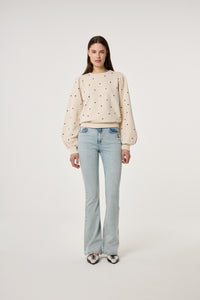 Dina Sweater | Oatmeal Melange