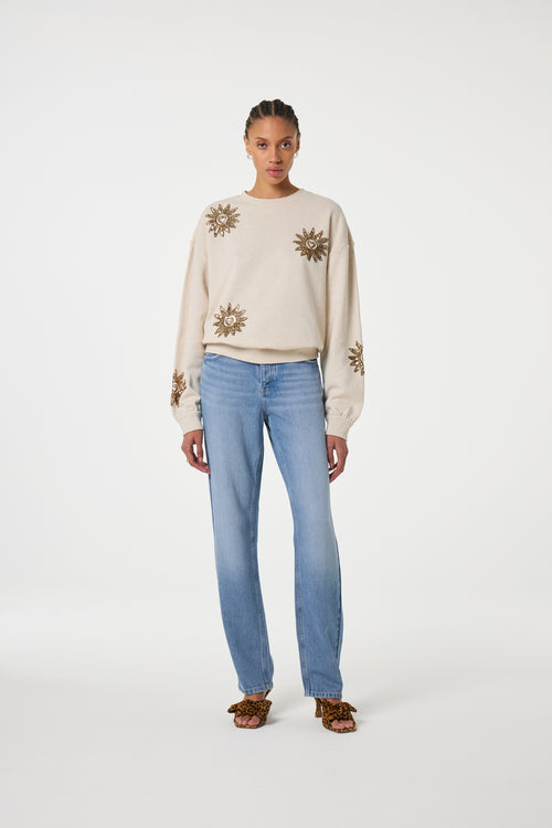 Archie Sweater | Oatmeal Melange