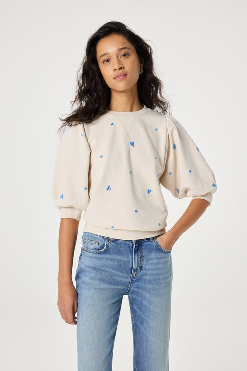 Jana SS Sweater | Oatmeal Melange