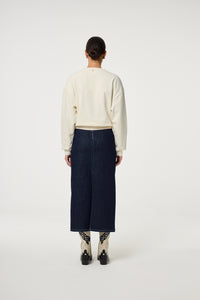 Archie Heart Sweater | Cosy White