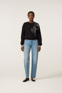 Hazel SS Sweater | Black