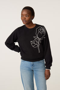 Hazel SS Sweater | Black