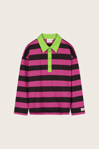 Paula Sweater | Cocoa/Fab Fuchsia