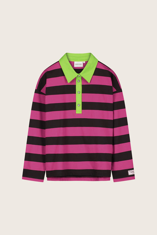 Paula Sweater | Cocoa/Fab Fuchsia
